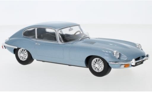 Diecast model cars Jaguar E-Type Base metallic blue 1/24 WhiteBox