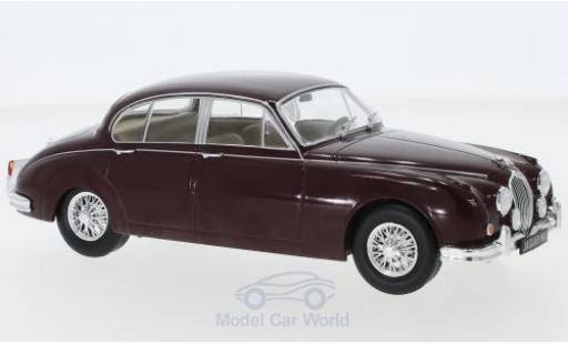 Diecast model cars Jaguar MK Base II red 1960 1/24 WhiteBox