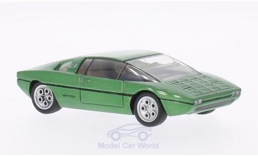 Diecast model cars Lamborghini Bravo Base metallic green 1974 1/43 WhiteBox