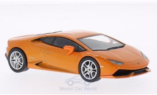 Diecast model cars Lamborghini Huracan LP 610-4 metallic orange 2014 1/43 WhiteBox