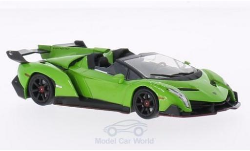 Diecast model cars Lamborghini Veneno Roadster green 2013 1/43 WhiteBox