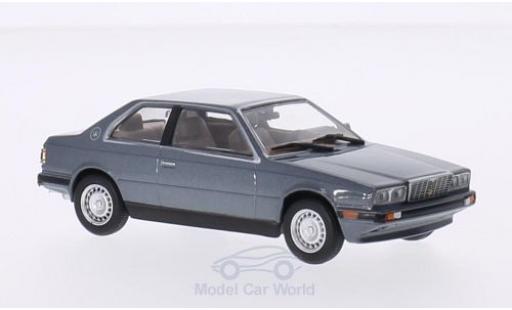 Diecast model cars Maserati Biturbo Coupe metallic grey 1/43 WhiteBox
