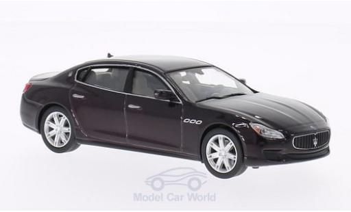 Diecast model cars Maserati Quattroporte GTS metallic red 2013 1/43 WhiteBox