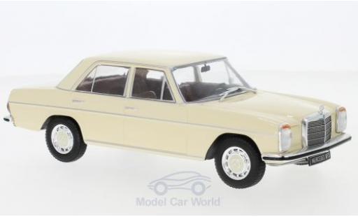 Diecast model cars Mercedes 200 Base D (W115) beige 1968 1/24 WhiteBox