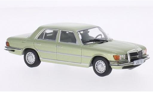 Diecast model cars Mercedes 450 Base SEL (W116) metallic green 1975 1/43 WhiteBox