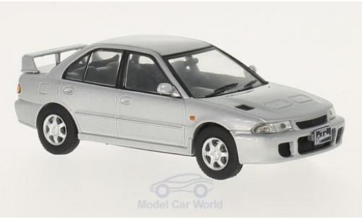 Diecast model cars Mitsubishi Lancer Evolution I grey RHD 1992 1/43 WhiteBox