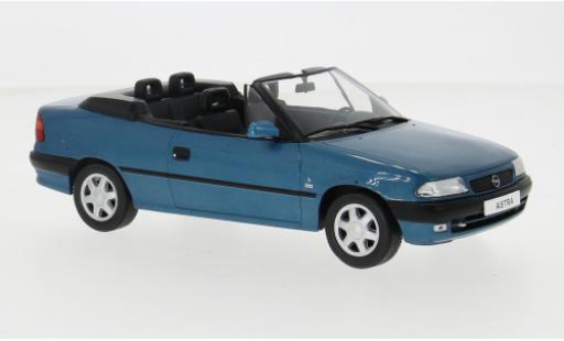 Diecast model cars Opel Astra Base F Convertible metallise turquoise 1994 1/24 WhiteBox