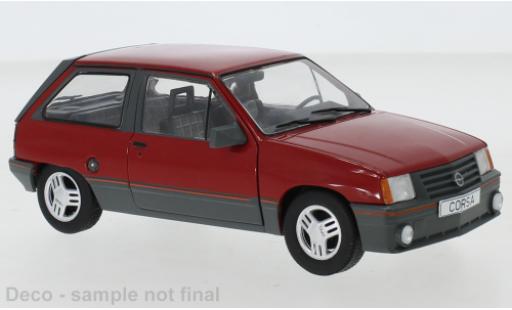 Diecast model cars Opel Corsa A SR A red 1985 1/24 WhiteBox