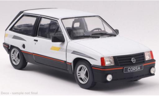 Diecast model cars Opel Corsa A SR A white 1985 1/24 WhiteBox