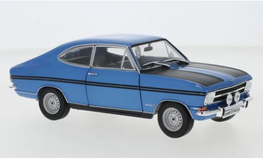 Diecast model cars Opel Kadett B Rallye Coupe B Rally blue/black 1967 1/24 WhiteBox