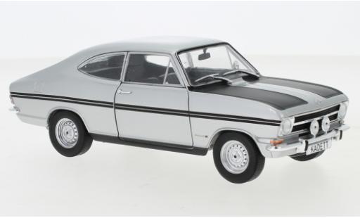 Diecast model cars Opel Kadett B Rallye Coupe B Rally grey/matt-black 1967 1/24 WhiteBox