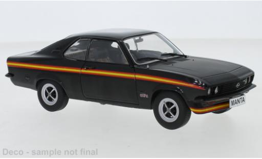 Diecast model cars Opel Manta A GT/E black 1974 Black Magic 1/24 WhiteBox
