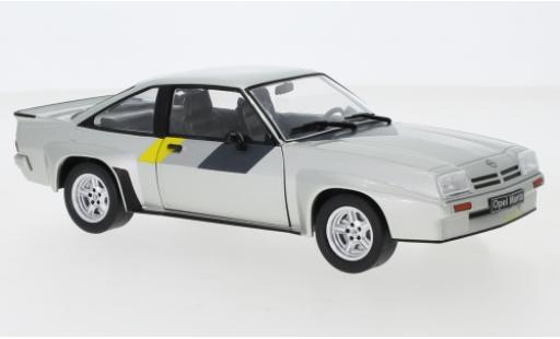 Diecast model cars Opel Manta B 400 B grey 1981 1/24 WhiteBox