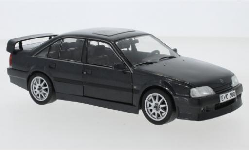 Diecast model cars Opel Omega Evolution 500 black 1991 1/24 WhiteBox