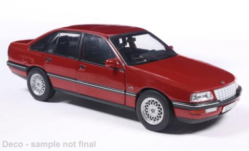 Diecast model cars Opel Senator B red 1987 1/24 WhiteBox