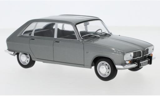 Diecast model cars Renault 16 Base metallic grey 1965 1/24 WhiteBox