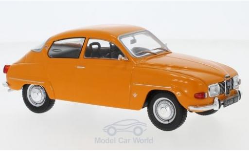Diecast model cars Saab 96 V4 orange 1970 1/24 WhiteBox