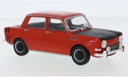 Diecast model cars Simca 1000 Rallye 2 Rally 2 red 1970 1/24 WhiteBox