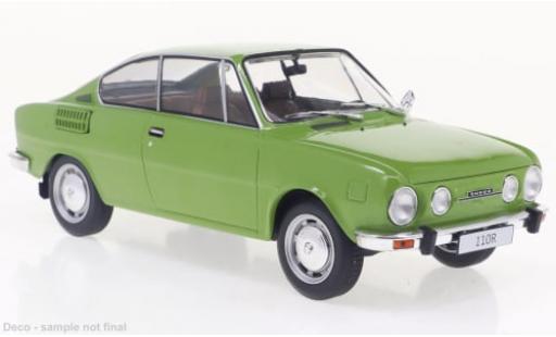 Diecast model cars Skoda 110 R green 1970 1/24 WhiteBox