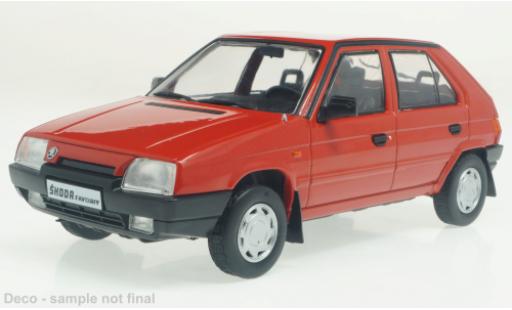 Diecast model cars Skoda Favorit Base red 1989 1/24 WhiteBox