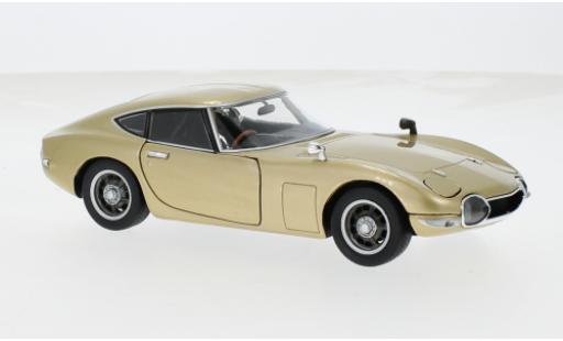 Diecast model cars Toyota 2000 GT 1967 metallise beige 1/24 WhiteBox