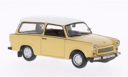 Diecast model cars Trabant 601 Universal beige/white 1965 1/43 WhiteBox