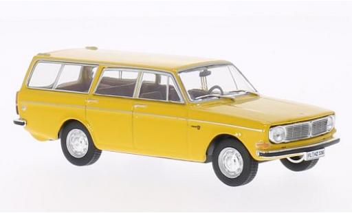 Diecast model cars Volvo 145 Base yellow 1973 1/43 WhiteBox