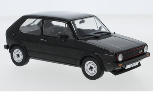 Diecast model cars Volkswagen Golf GTI 1 black 1/24 WhiteBox