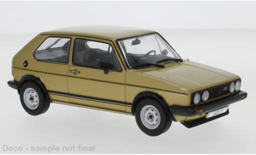 Diecast model cars Volkswagen Golf GTI I gold 1/24 WhiteBox