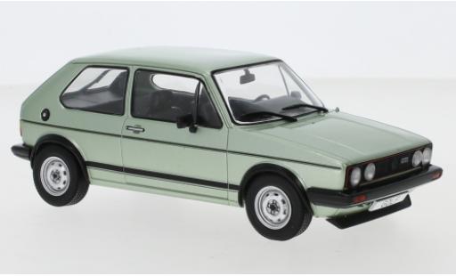 Diecast model cars Volkswagen Golf GTI I metallic green 1983 1/24 WhiteBox