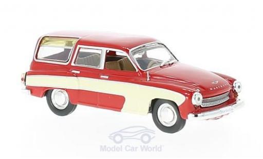 Diecast model cars Wartburg 312 Camping red/beige 1960 1/43 WhiteBox