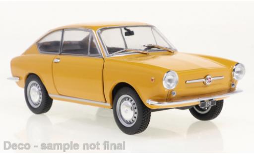 Diecast model cars Fiat 850 Coupe orange 1965 1/24 WhiteBox