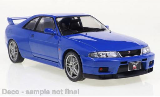Diecast model cars Nissan Skyline R33 GT-R () blue 1997 1/24 WhiteBox