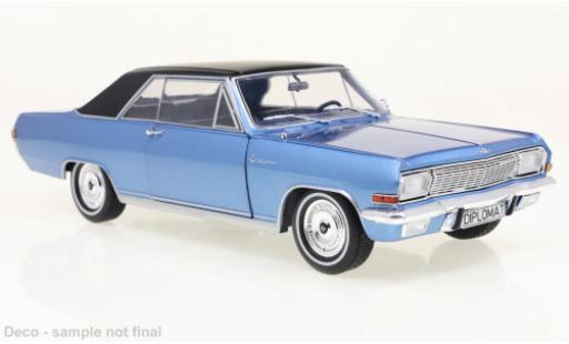 Diecast model cars Opel Diplomat A Base A V8 Coup&Atilde;&copy; metallise blue/black 1965 1/24 WhiteBox