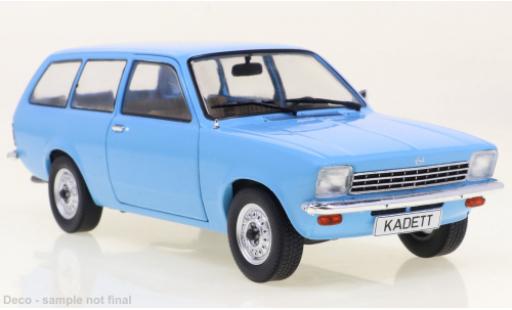 Diecast model cars Opel Kadett C Caravan C blue 1973 1/24 WhiteBox