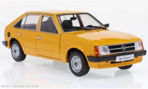 Diecast model cars Opel Kadett D Base D orange 1979 1/24 WhiteBox