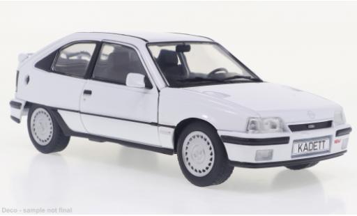 Diecast model cars Opel Kadett E GSi E white 1985 1/24 WhiteBox