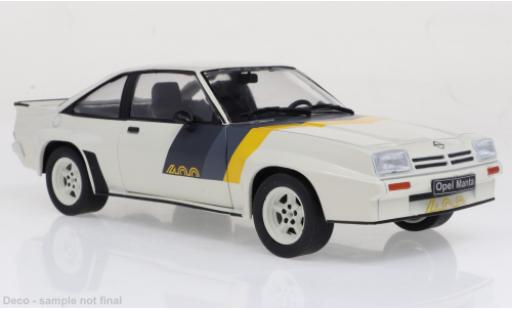 Diecast model cars Opel Manta B 400 B white/Dekor 1/24 WhiteBox