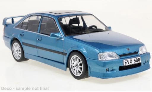 Diecast model cars Opel Omega Evolution 500 metallise blue 1991 1/24 WhiteBox