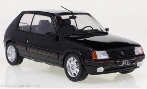 Diecast model cars Peugeot 205 GTI black 1988 1/24 WhiteBox
