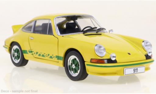 Diecast model cars Porsche 911 RS Carrera 2.7 yellow/green 1972 1/24 WhiteBox