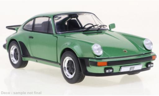 Diecast model cars Porsche 911 Turbo metallise green 1974 1/24 WhiteBox