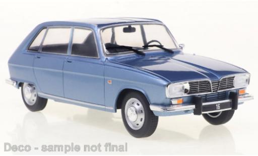Diecast model cars Renault 16 Base metallise blue 1965 1/24 WhiteBox