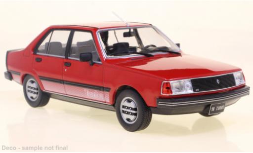 Diecast model cars Renault 18 Turbo red 1980 1/24 WhiteBox