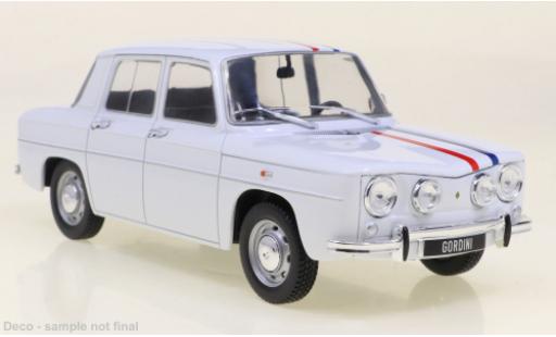 Diecast model cars Renault 8 Gordini white 1964 1/24 WhiteBox