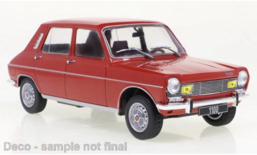 Diecast model cars Simca 1100 Base red 1969 1/24 WhiteBox