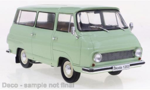 Diecast model cars Skoda 1203 Base la chaux 1968 1/24 WhiteBox