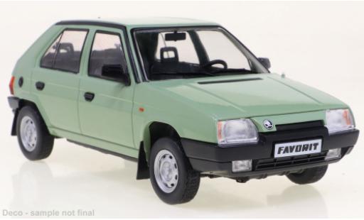 Diecast model cars Skoda Favorit Base la chaux 1987 1/24 WhiteBox