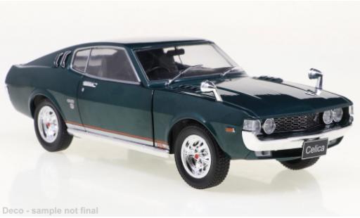 Diecast model cars Toyota Celica LB 2000 GT metallise green 1973 1/24 WhiteBox