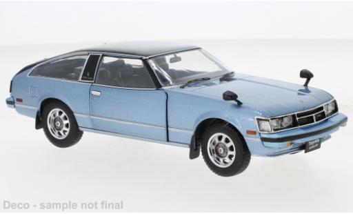 Diecast model cars Toyota Celica XX metallise blue/black 1978 1/24 WhiteBox